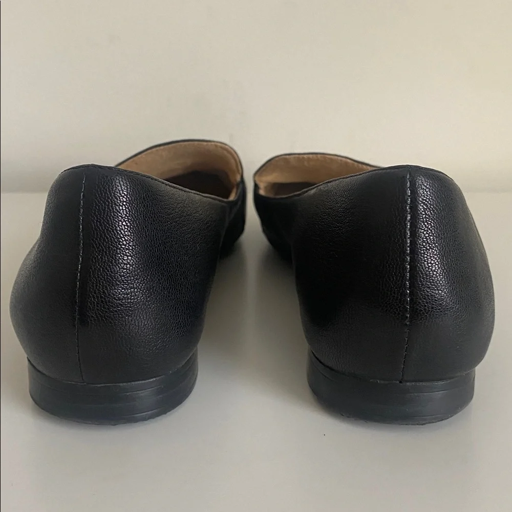 Naturalizer Black Leather Loafers - Picture 6 of 14